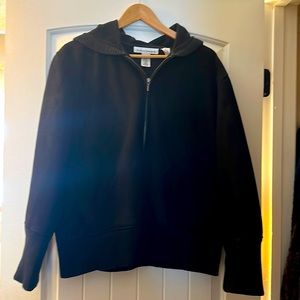 Jones of New York black crushed suade medium weight jacket